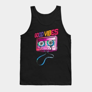 Good Vibes 80s Retro Design Tank Top